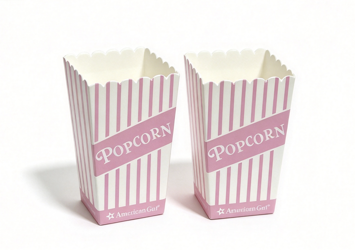 2Pcs Popcorn Box For 18'' Doll