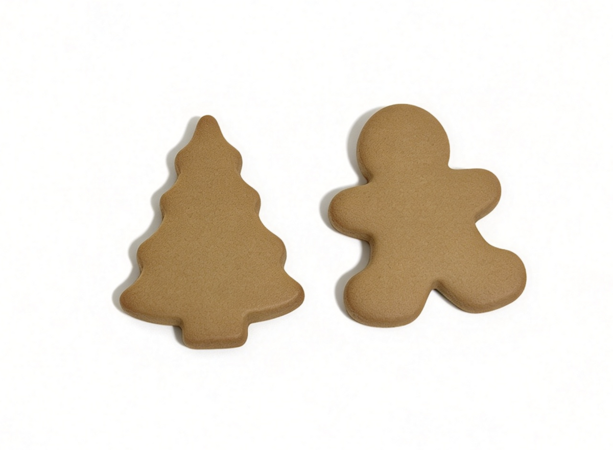 2Pcs Christmas Gingerbread Cookies For 18'' Doll Holiday Julie SANTA
