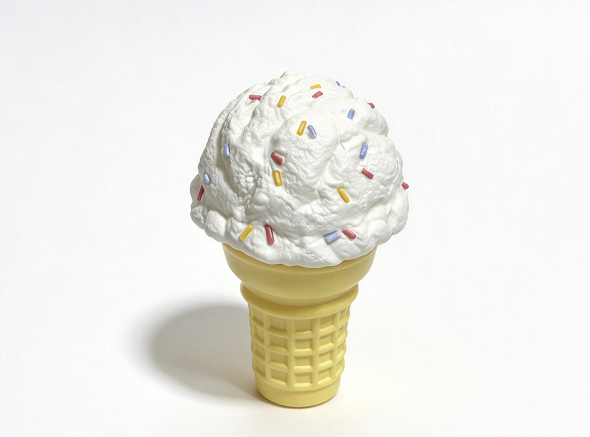 Ice Cream Cones For 18'' Doll Campus Snack Cart Set