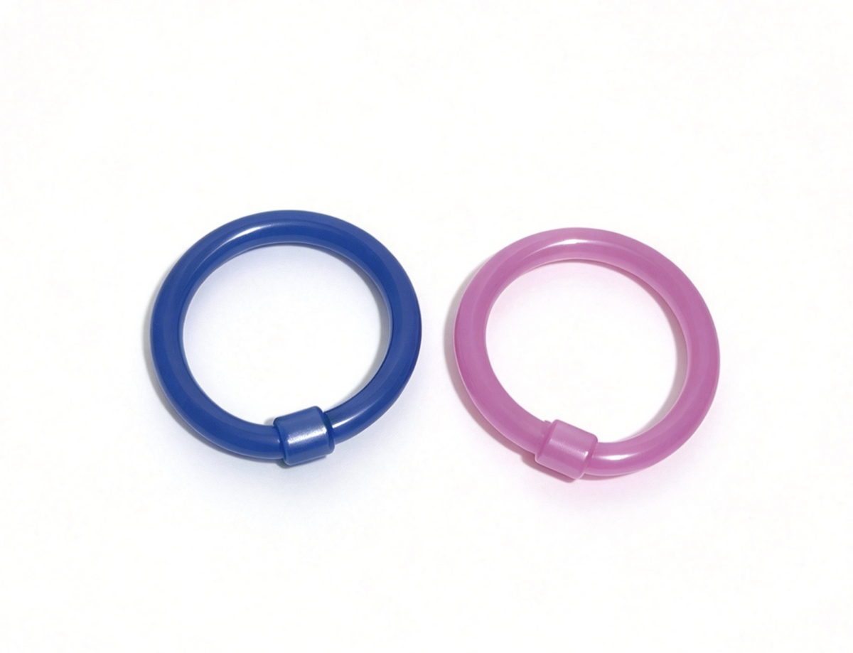 Blue And Pink Plastic Bracelets For 18'' Doll