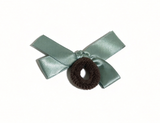 Sage Green Ribbon Bow Hair Tie For 18'' Doll