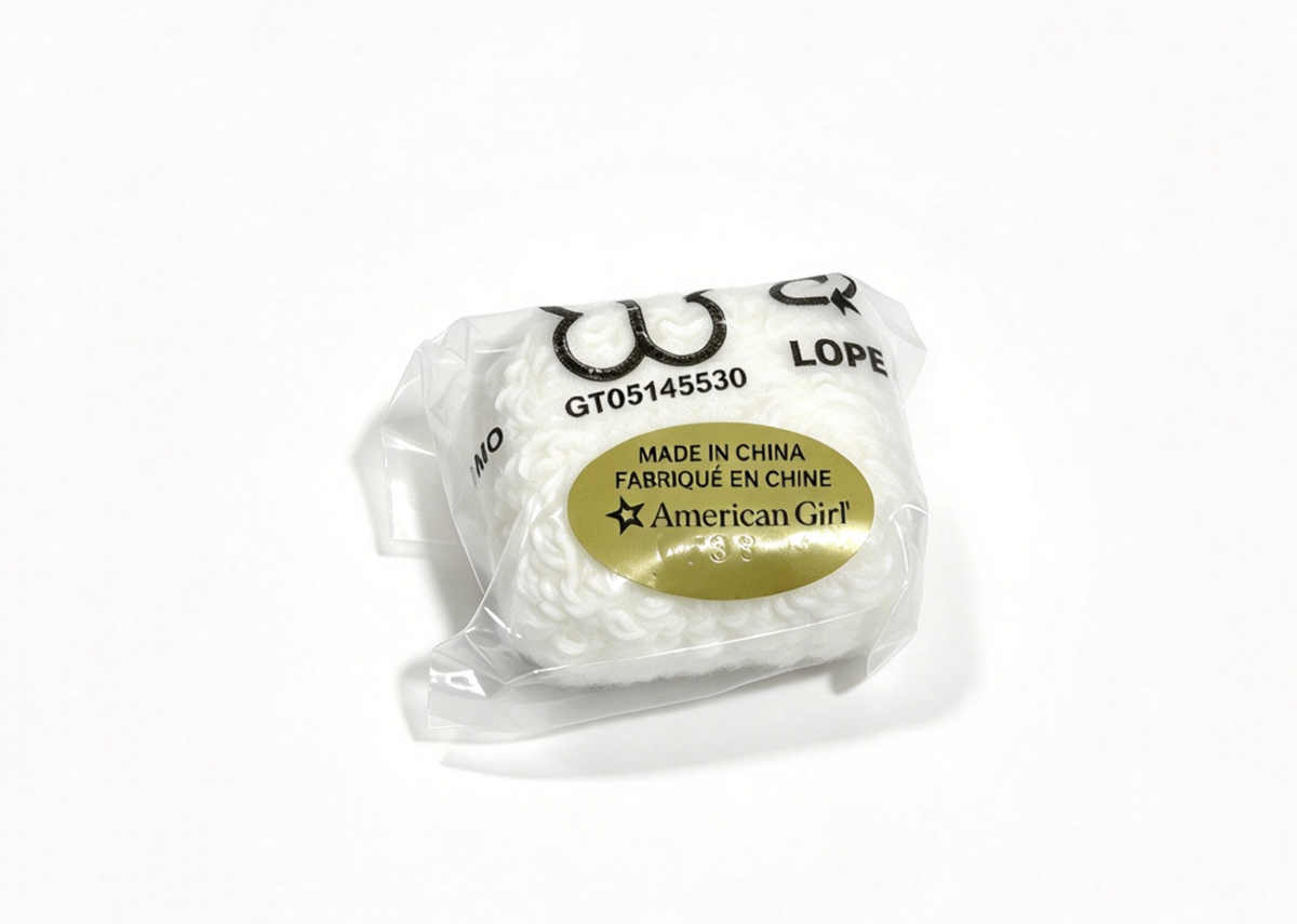 Pretend Serving of White Rice for 18" Doll Chinese Takeout Set
