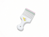 White Plastic Doll Hair Pick Comb For 18'' Doll