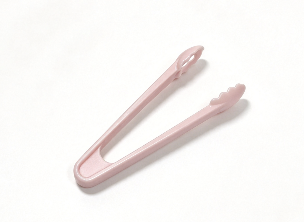 Pink Plastic Serving Tongs For 18'' Doll