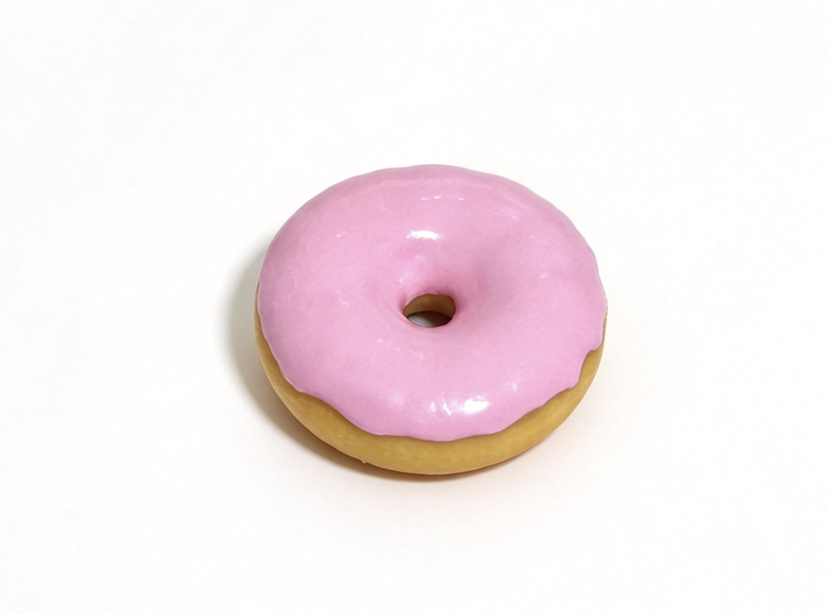 Pink Icing Donut For 18'' Doll