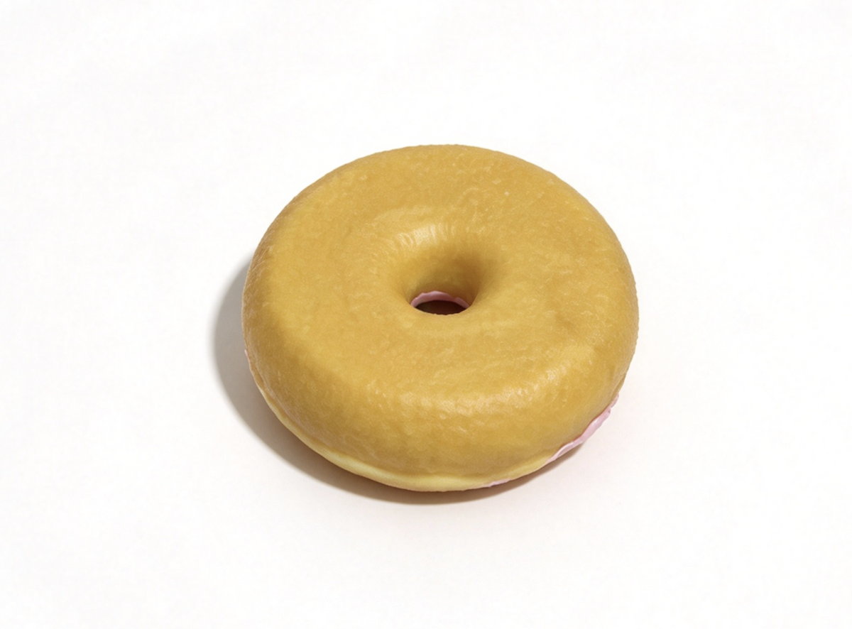 Pink Icing Donut For 18'' Doll