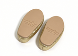 Gold Glitter Flat Shoes For 14.5'' Doll Bubble-Skirt Party Outfit