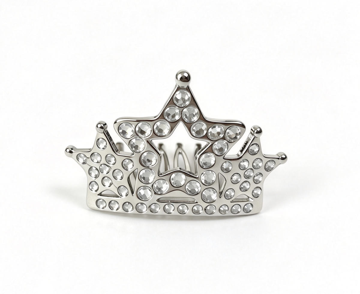 Silver Star Crown Hair Comb FOR 18'' DOLL