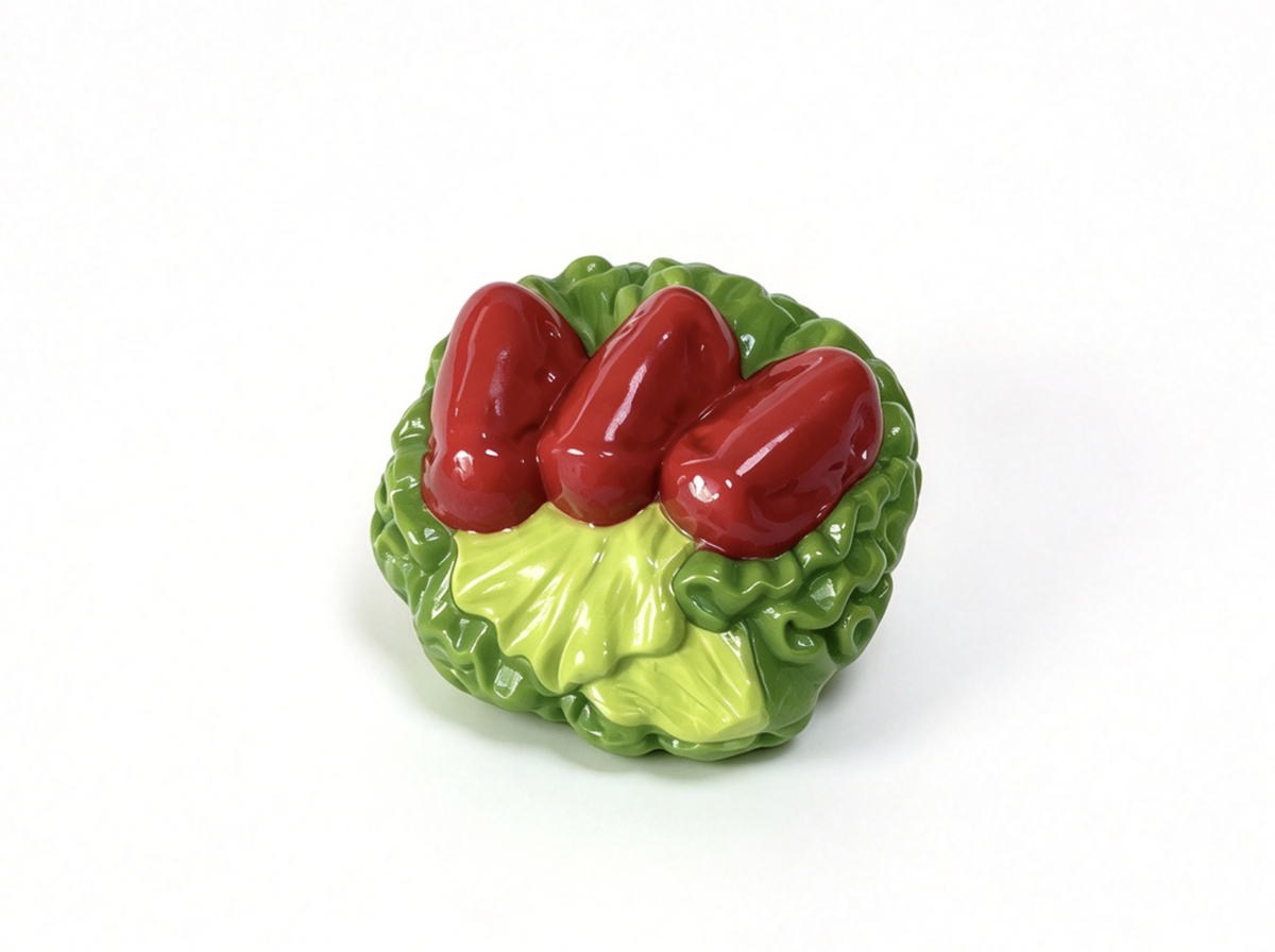 Serving Of Salad FOR 18'' DOLL Spaghetti Dinner Set