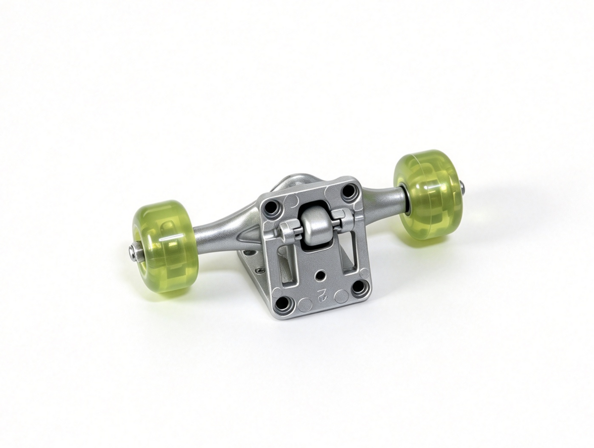 Skateboard Truck With Green Wheels FOR 18'' DOLL