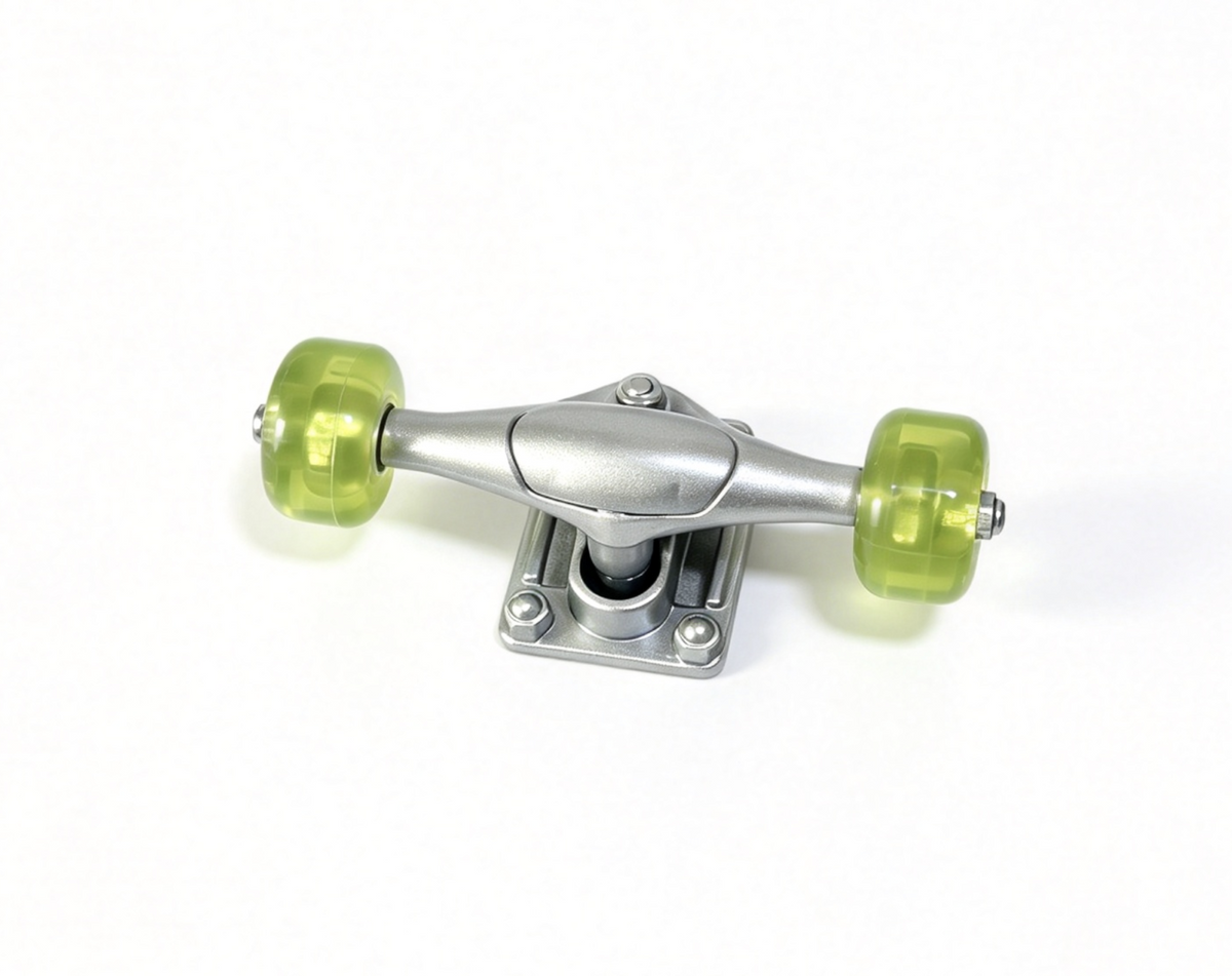 Skateboard Truck With Green Wheels FOR 18'' DOLL