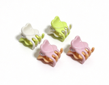 4Pcs Two-Tone Heart Hair Claws Set FOR 18'' DOLL
