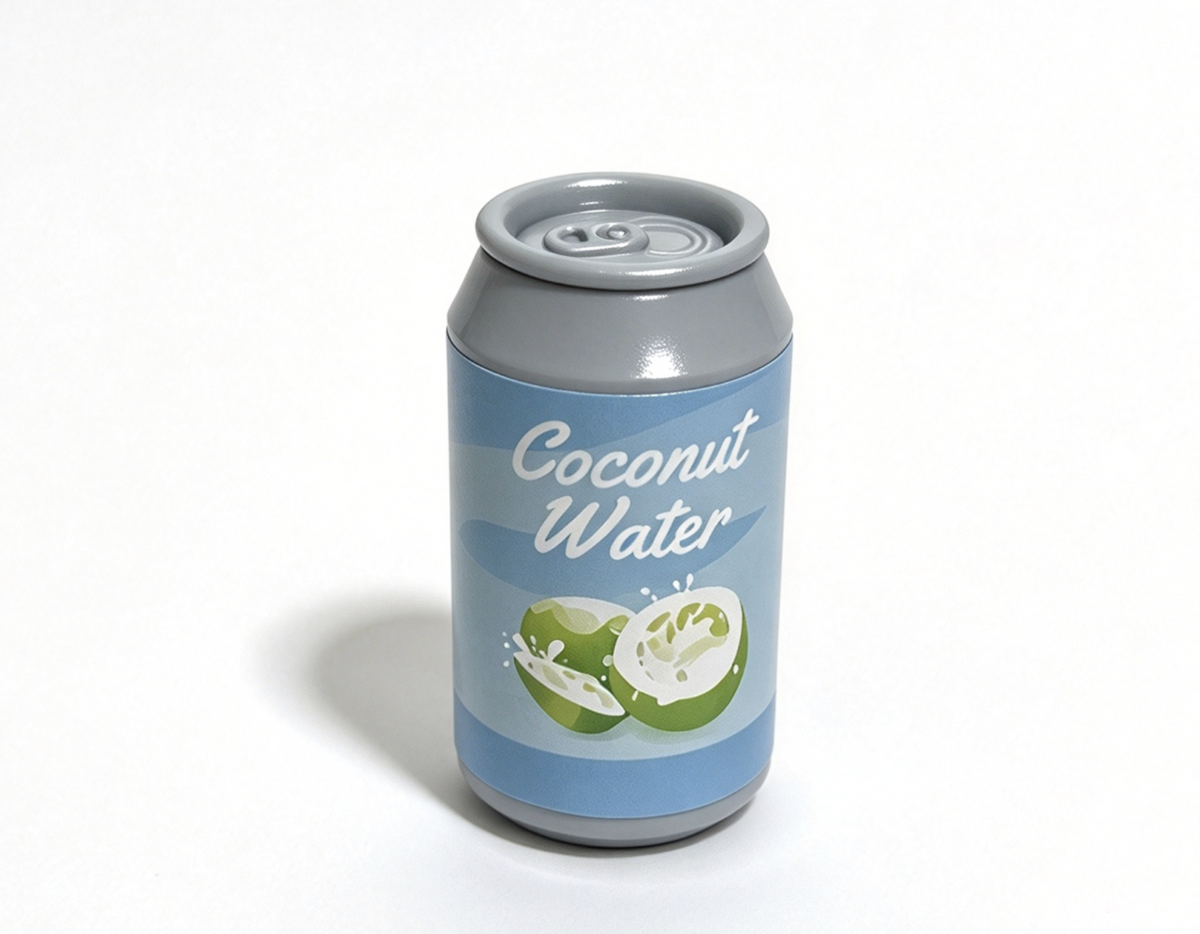 Coconut Water Can Soda For 18'' Doll Juice Beverage Drink