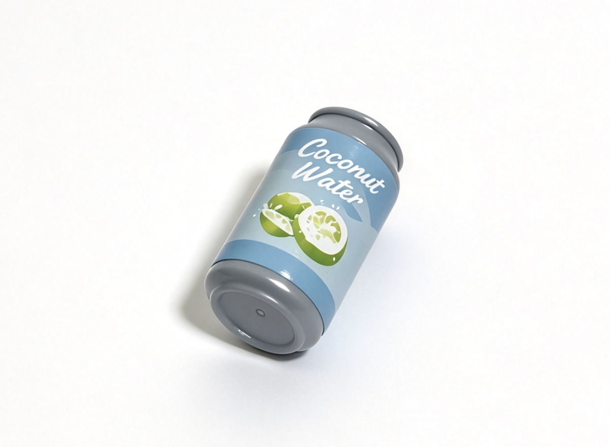 Coconut Water Can Soda For 18'' Doll Juice Beverage Drink