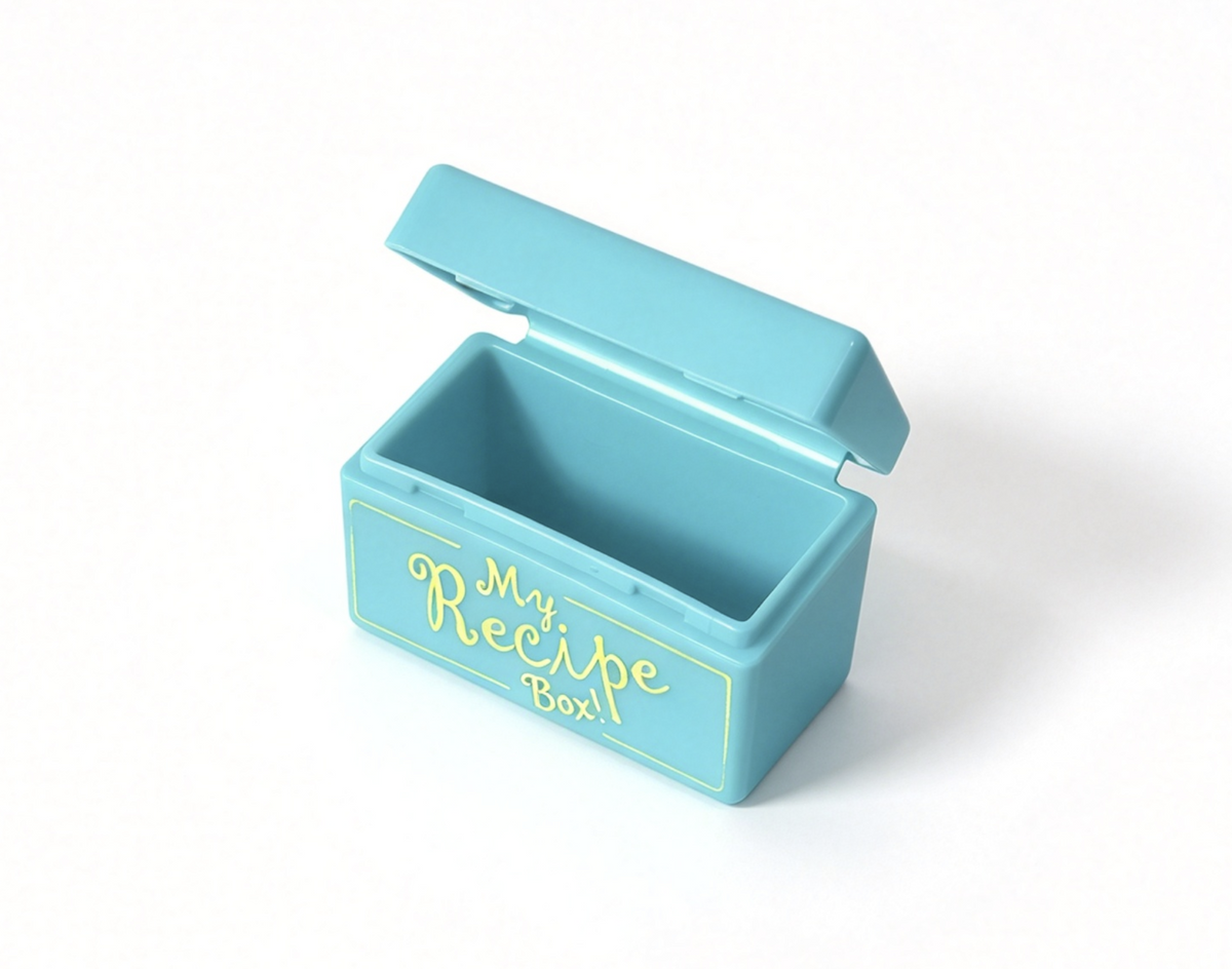 Baking Bakery Recipe Box For 18'' Doll Gourmet Kitchen