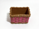Vegetable Woven Basket For 14.5'' Doll Playhouse
