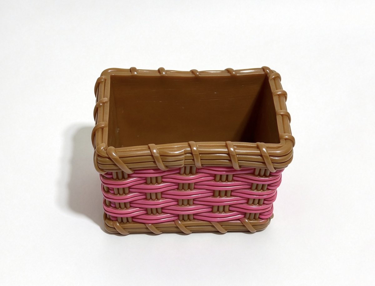 Vegetable Woven Basket For 14.5'' Doll Playhouse