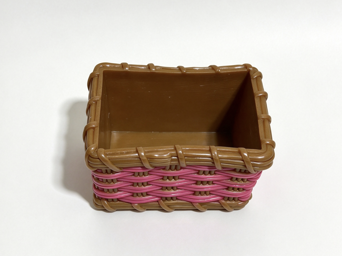 Vegetable Woven Basket For 14.5'' Doll Playhouse
