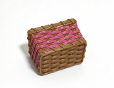 Vegetable Woven Basket For 14.5'' Doll Playhouse