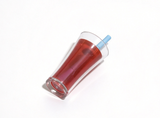 Red Drink Cup With Blue Straw For 18'' Doll