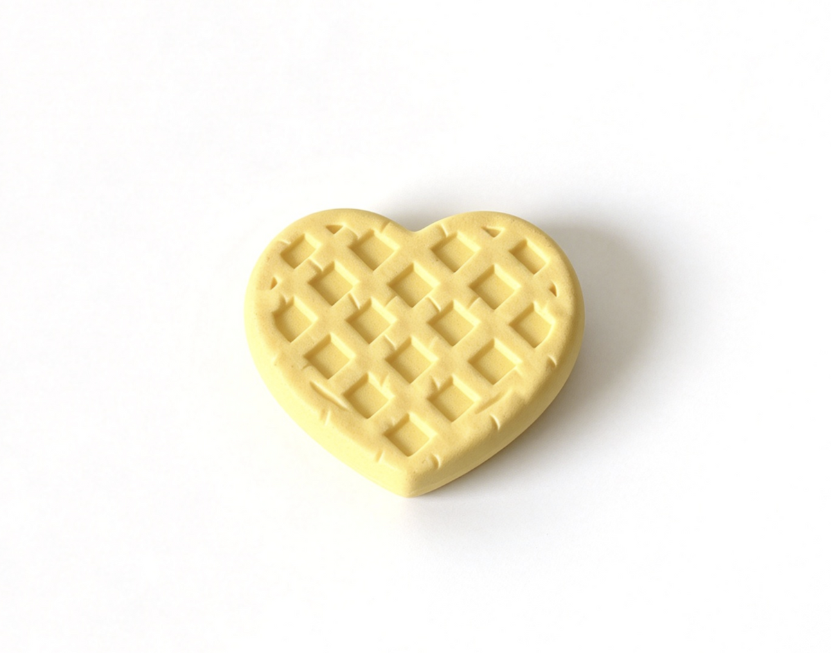 Heart Shaped Waffle For 18'' Doll