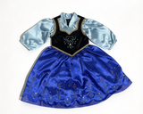 Limited Edition Blue Embroidered Princess Dress For 18'' Doll