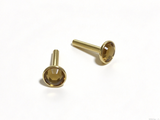 Set Of 2 Gold Rhinestone Stud Earrings For 18'' Doll