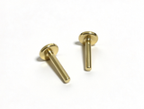 Set Of 2 Gold Rhinestone Stud Earrings For 18'' Doll