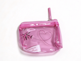 Pink Clear Travel Zipper Pouch For 18'' Doll