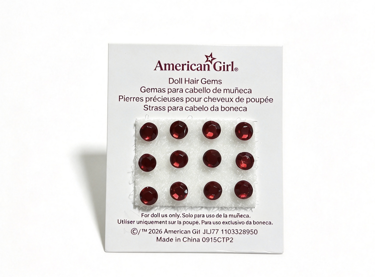 Red Hair Gem Accessories For 18'' Doll