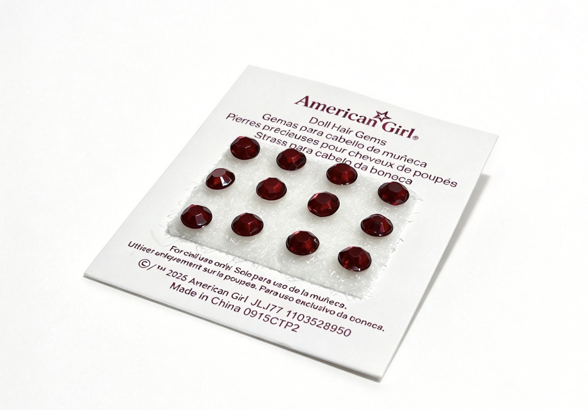 Red Hair Gem Accessories For 18'' Doll