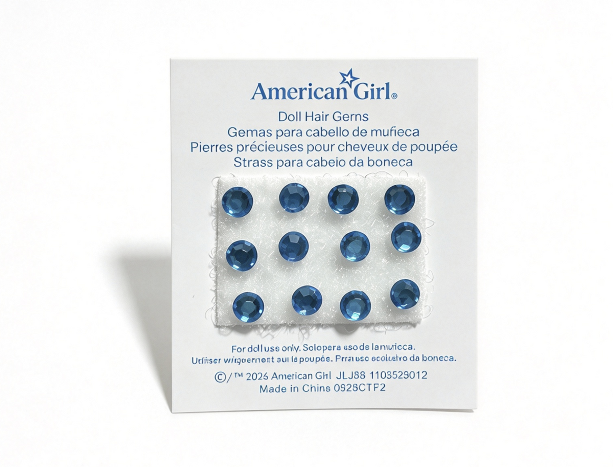 Blue Hair Gem Accessories For 18'' Doll