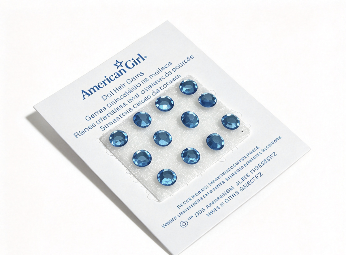 Blue Hair Gem Accessories For 18'' Doll