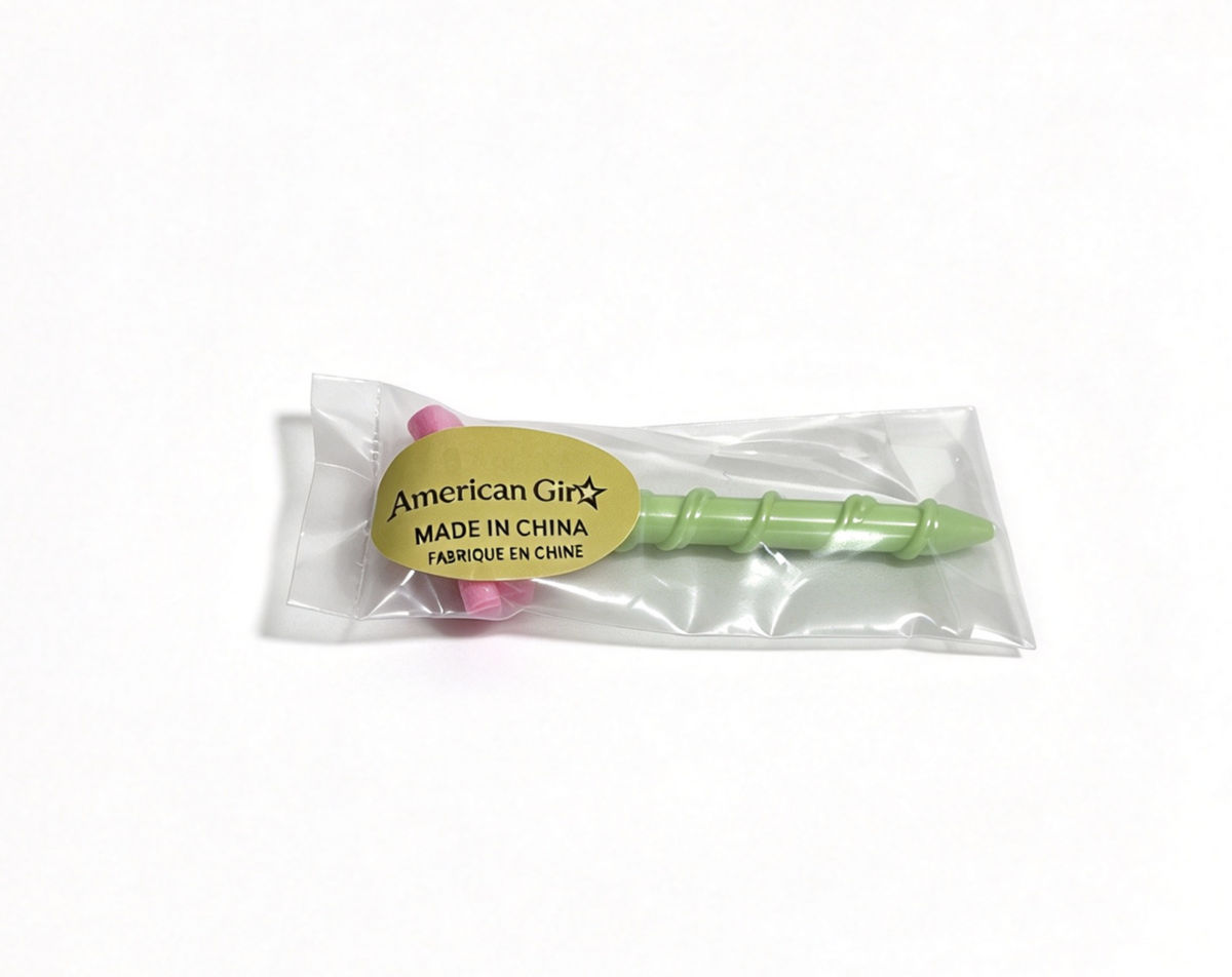 Pink Flower Pen For 14.5'' Doll Ready to Learn Desk Set