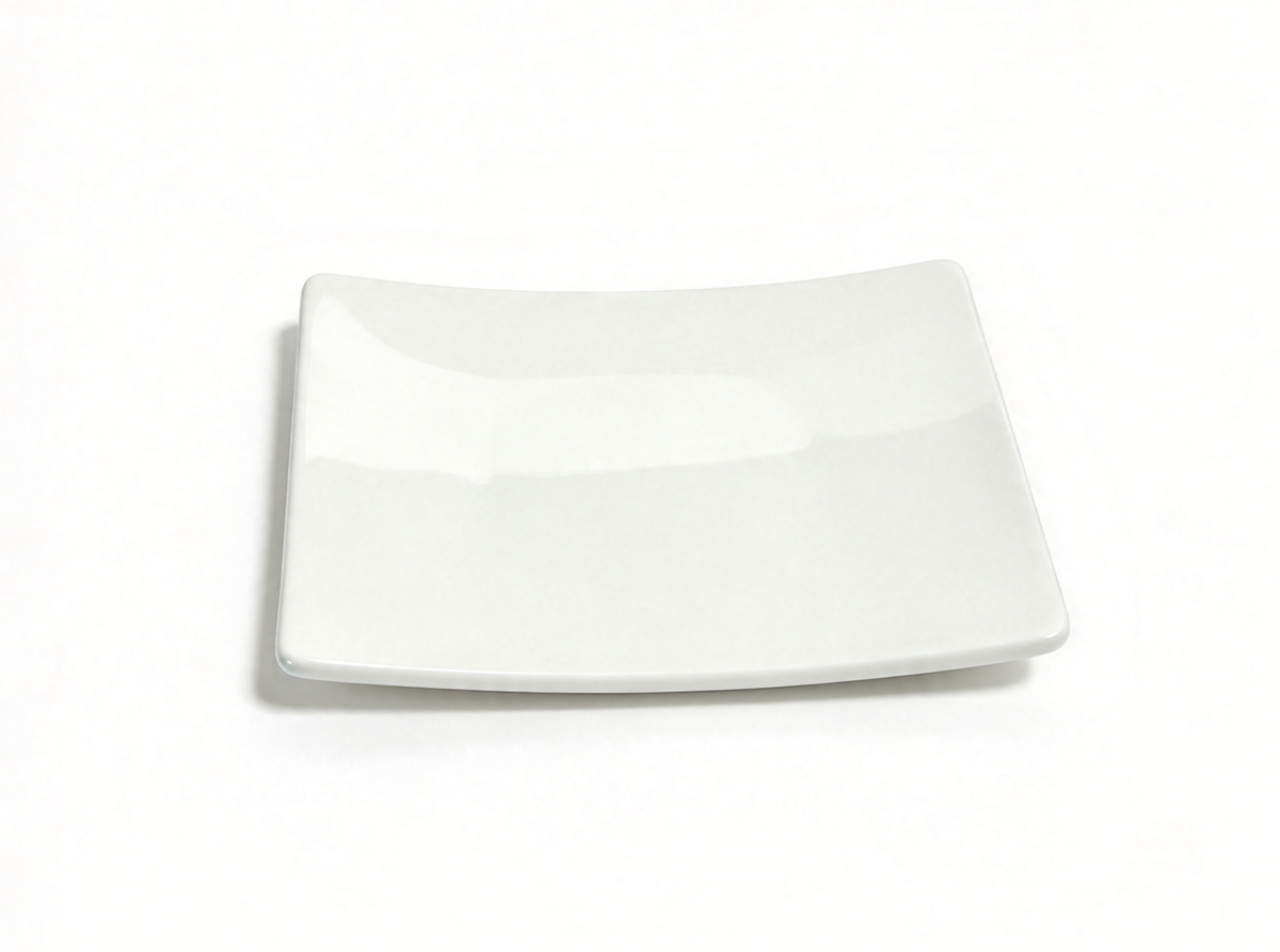 White Square Sample Plate For 18'' Doll City Market