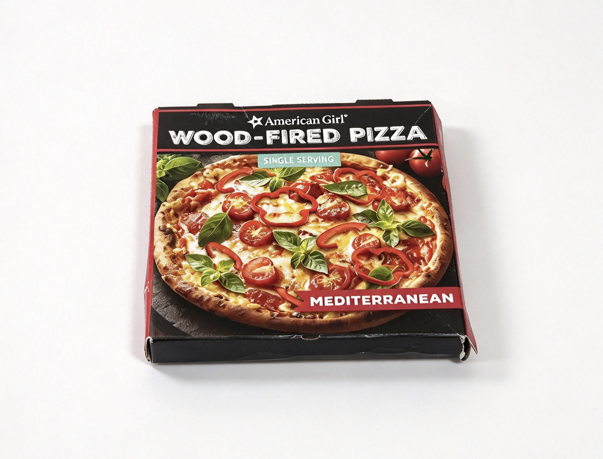 Mediterranean Wood-Fired Pizza Box For 18'' Doll Kitchen