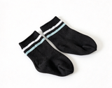 Black Socks Light Blue White Stripes For 18'' Doll Street Chic Chic & Stylish Accessories