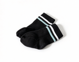 Black Socks Light Blue White Stripes For 18'' Doll Street Chic Chic & Stylish Accessories