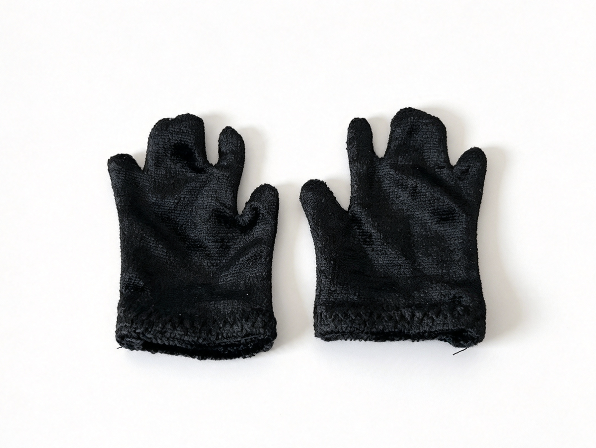 Black Gloves For 18'' Doll