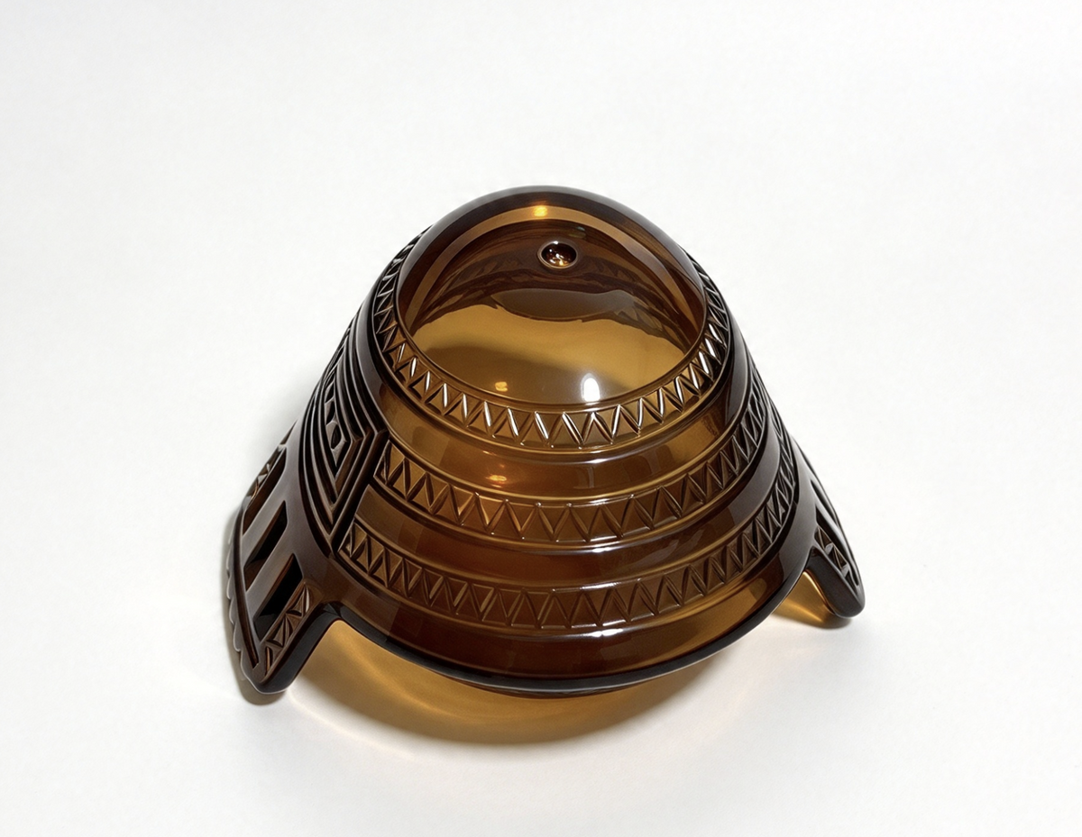 Faux Etched-Horn Bowl from Kaya’s Trading Feast & Tule Mat Set for 18'' Doll