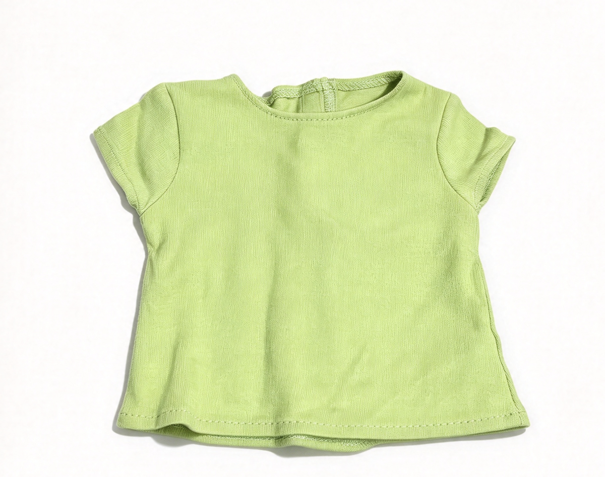 Light Green Short Sleeve T-Shirt for 15'' Doll