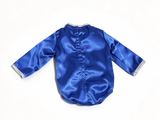 Blue Satin Star & Striped Gymnastics Leotard for 18'' Doll