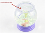 Fishbowl with Goldfish Pebbles & Plant for 18'' Doll Cool Classroom