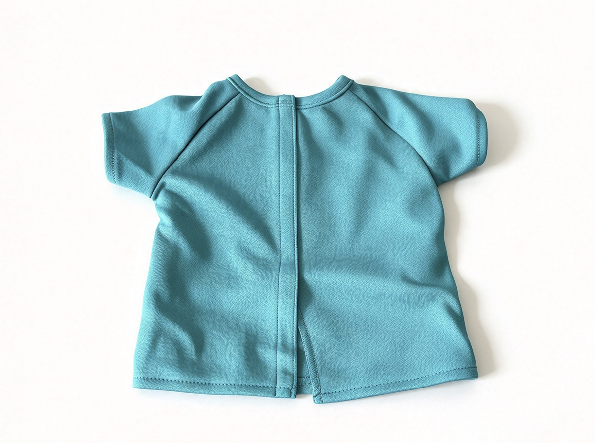 Teal  Soccer Jersey Top Only for 18" Doll Two-in-One Soccer Outfit