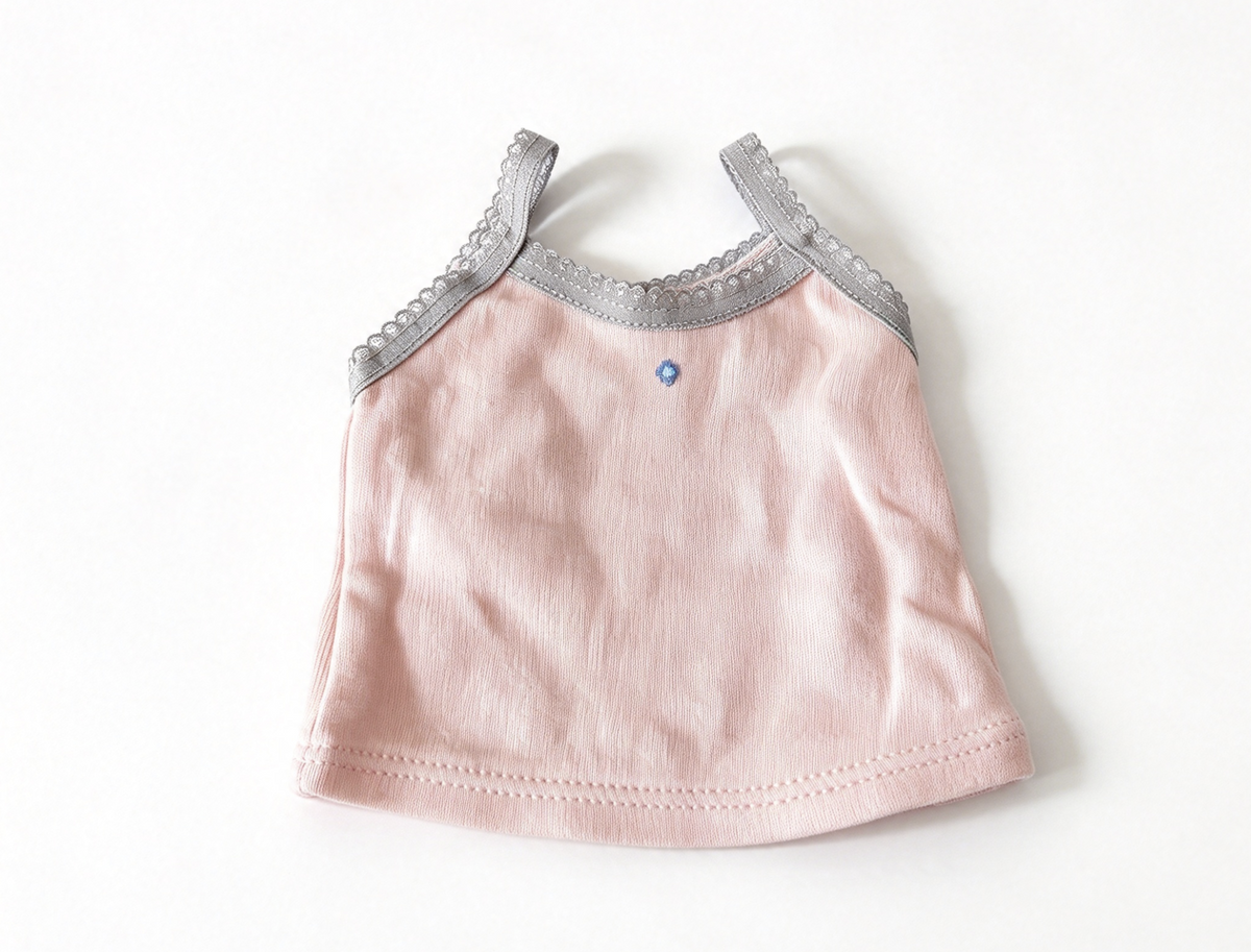 Pink Lace Trim Cami Tank Top FOR 18'' DOLL