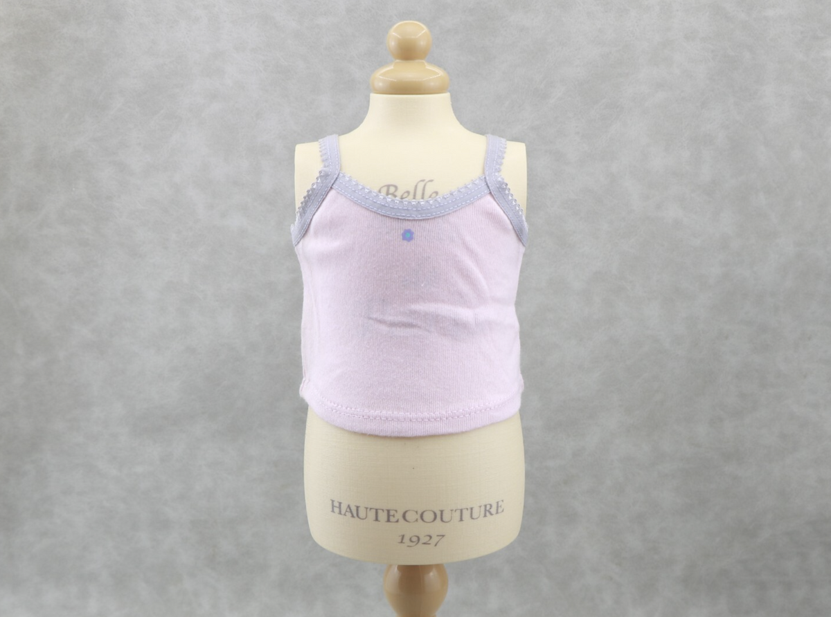 Pink Lace Trim Cami Tank Top FOR 18'' DOLL