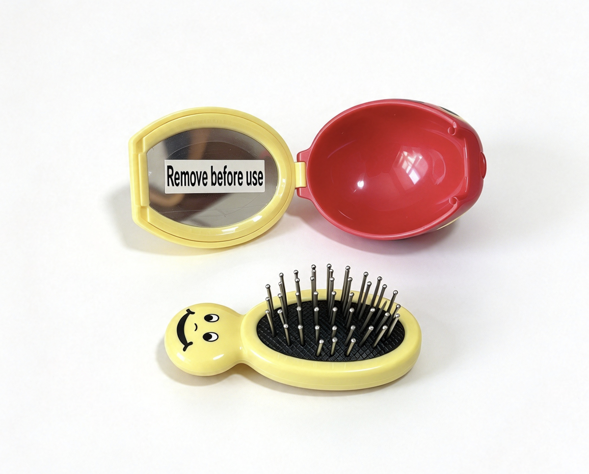 Ladybug Hair Brush Mirror Set for 15'' Doll Bitty Twins