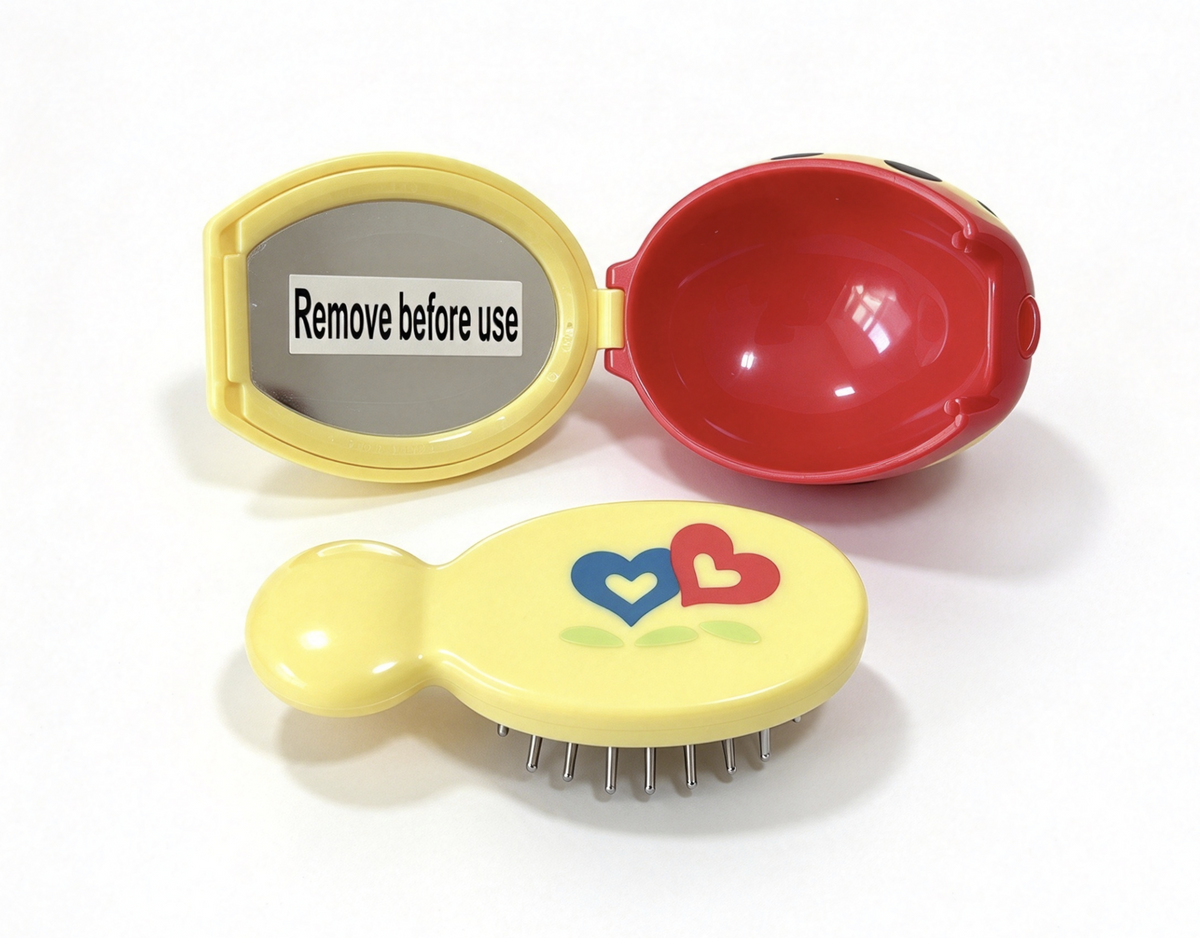 Ladybug Hair Brush Mirror Set for 15'' Doll Bitty Twins