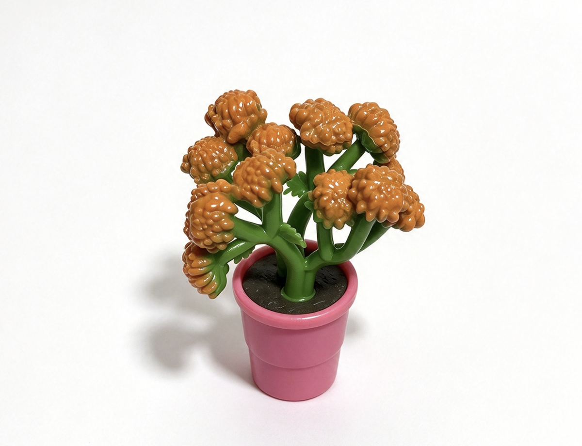 Marigold Flower & Plant Pot Set FOR 18'' DOLL Blaire Garden