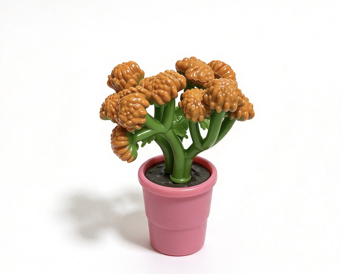 Marigold Flower & Plant Pot Set FOR 18'' DOLL Blaire Garden